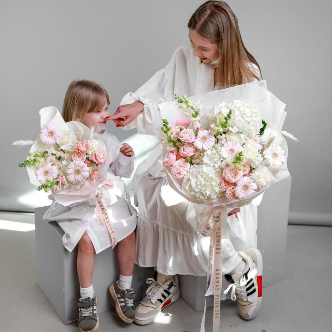 Сет семейный КРУЖЕВА для жены и дочки