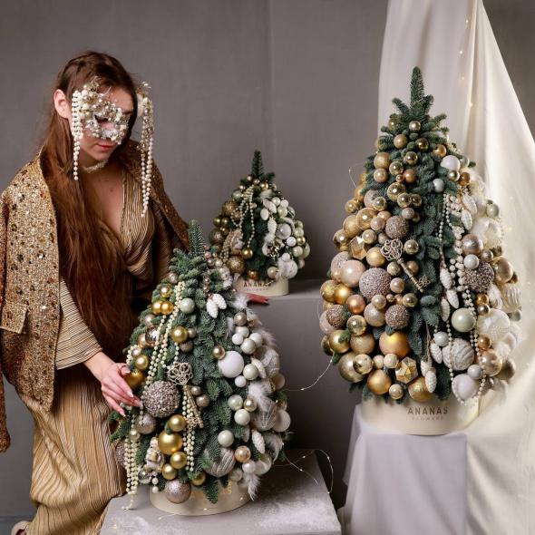 ЕЛКА В ЗОЛОТОЙ ГАММЕ (В ТРЕХ РАЗМЕРАХ) ЕЛКА В ЗОЛОТОЙ ГАММЕ (В ТРЕХ РАЗМЕРАХ)