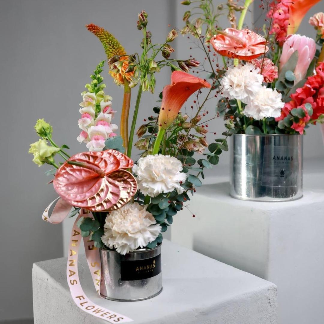 Авторская композиция Огонь и пламя (в двух размерах)