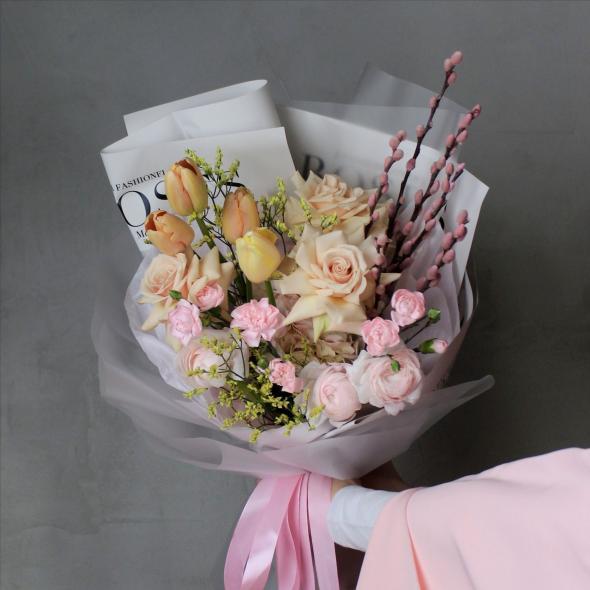 Персиковый фламинго