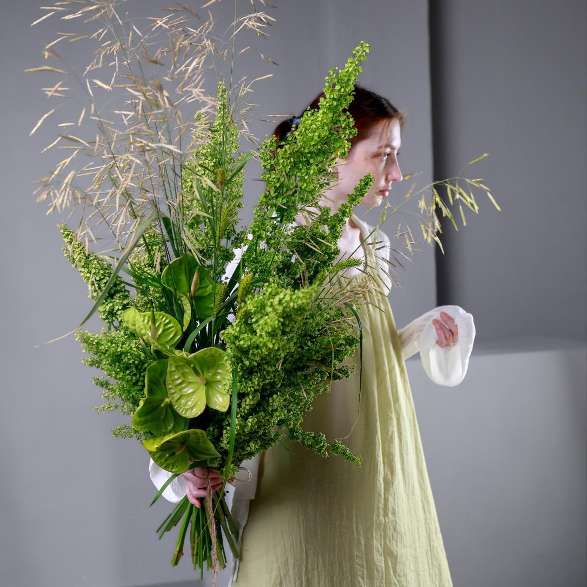 Авторский букет Сочная зелень