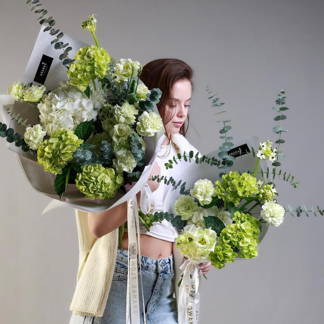 Букет Изумрудный город (в двух размерах)