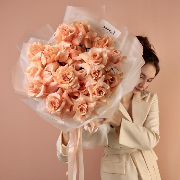 БУКЕТ ИЗ ЭКВАДОРСКИХ РОЗ SHIMMER БУКЕТ ИЗ ЭКВАДОРСКИХ РОЗ SHIMMER