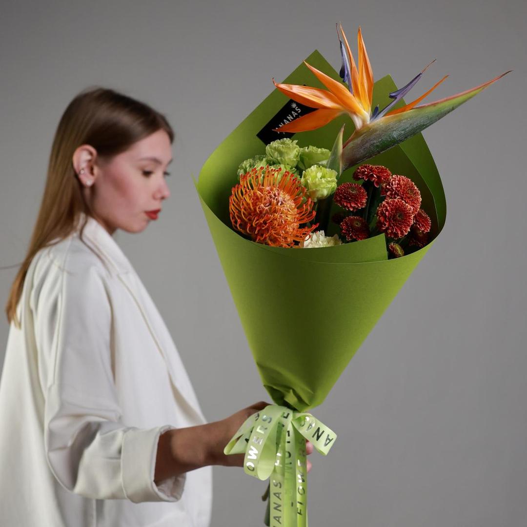 Набор цветов для вазы ЯРКИЙ