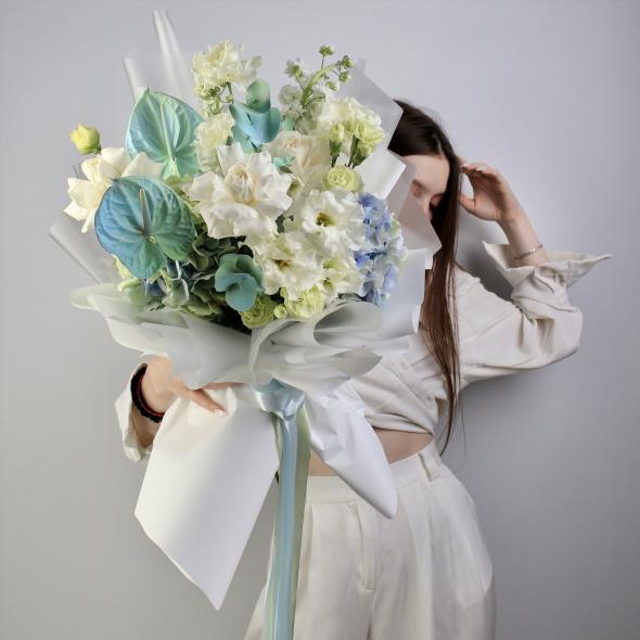 Букет "Голубая лагуна" Букет "Голубая лагуна"