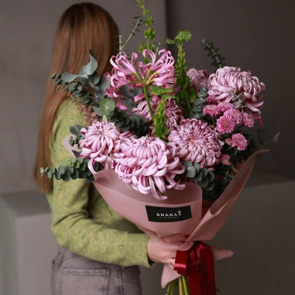 Авторский букет с хризантемой Vienna Авторский букет с хризантемой Vienna