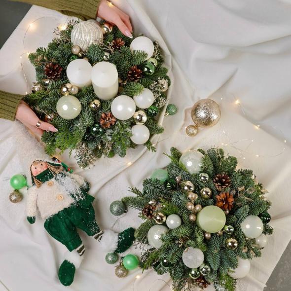 Зимняя композиция на стол Зимняя композиция на стол